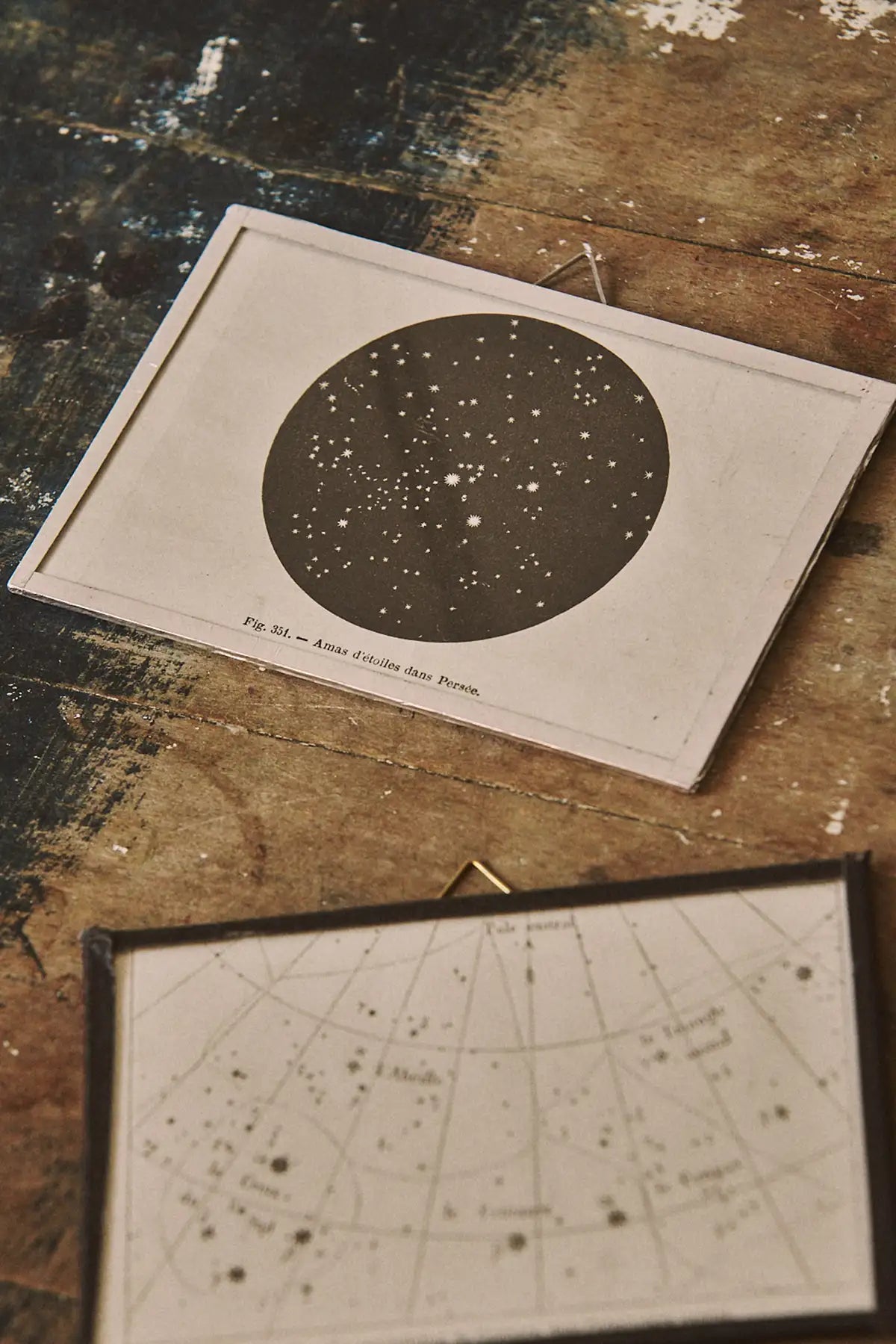 Paire de gravures astronomie