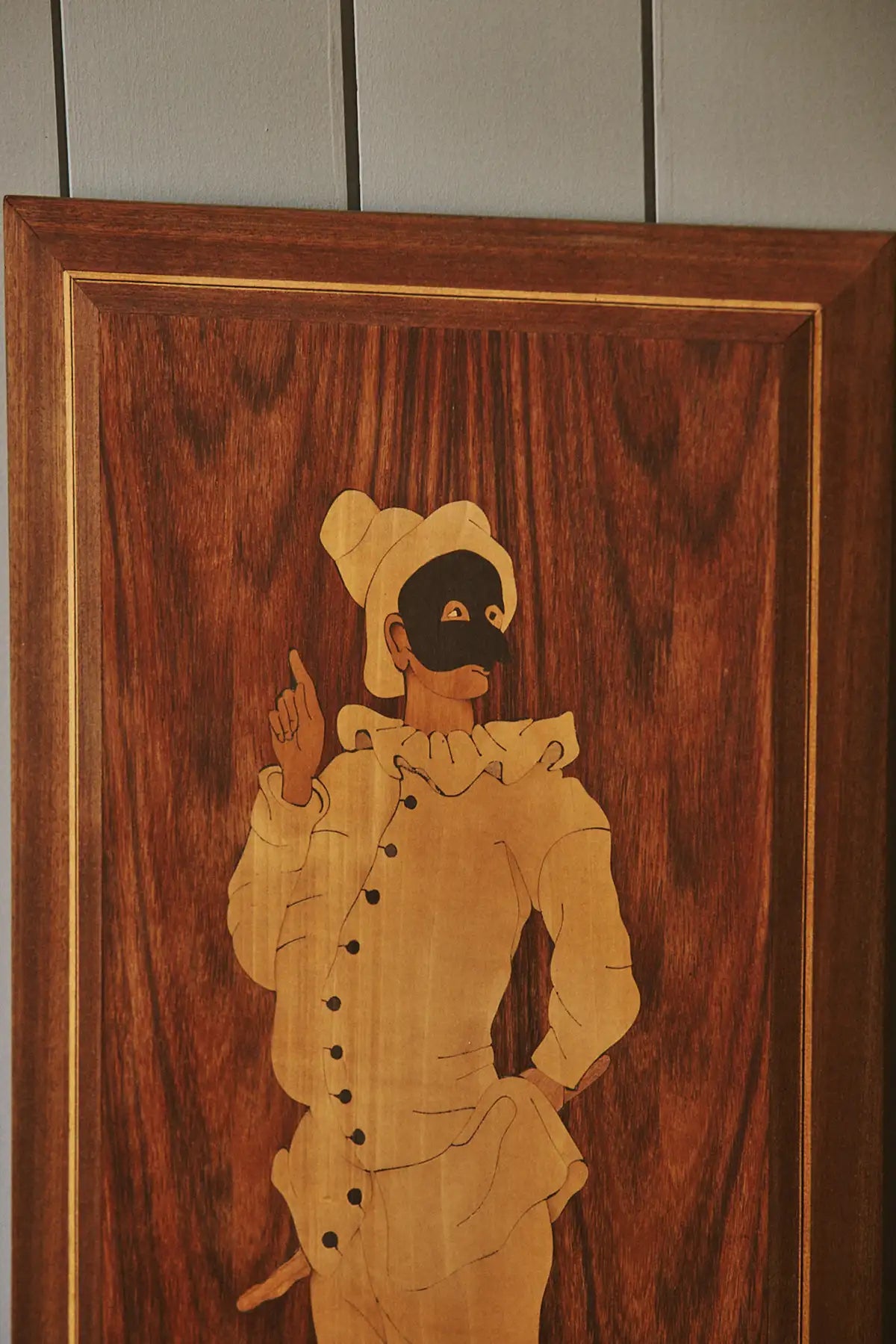 Panneau marqueterie arlequin