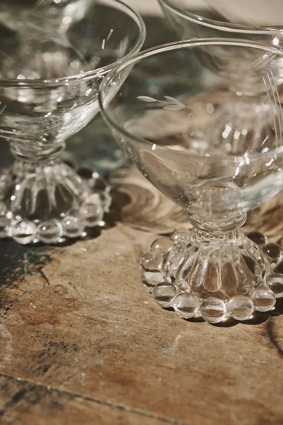 Set de 4 coupelles en verre