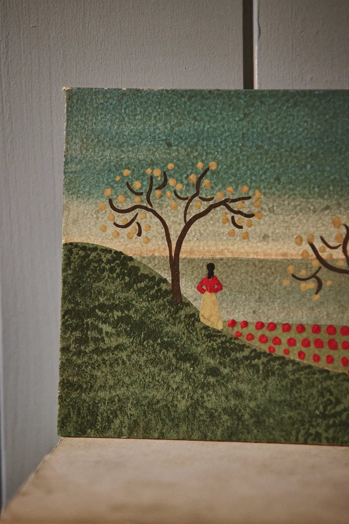 Petite peinture champs