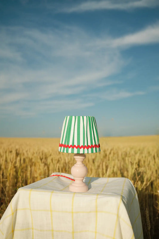 Old wooden lamp