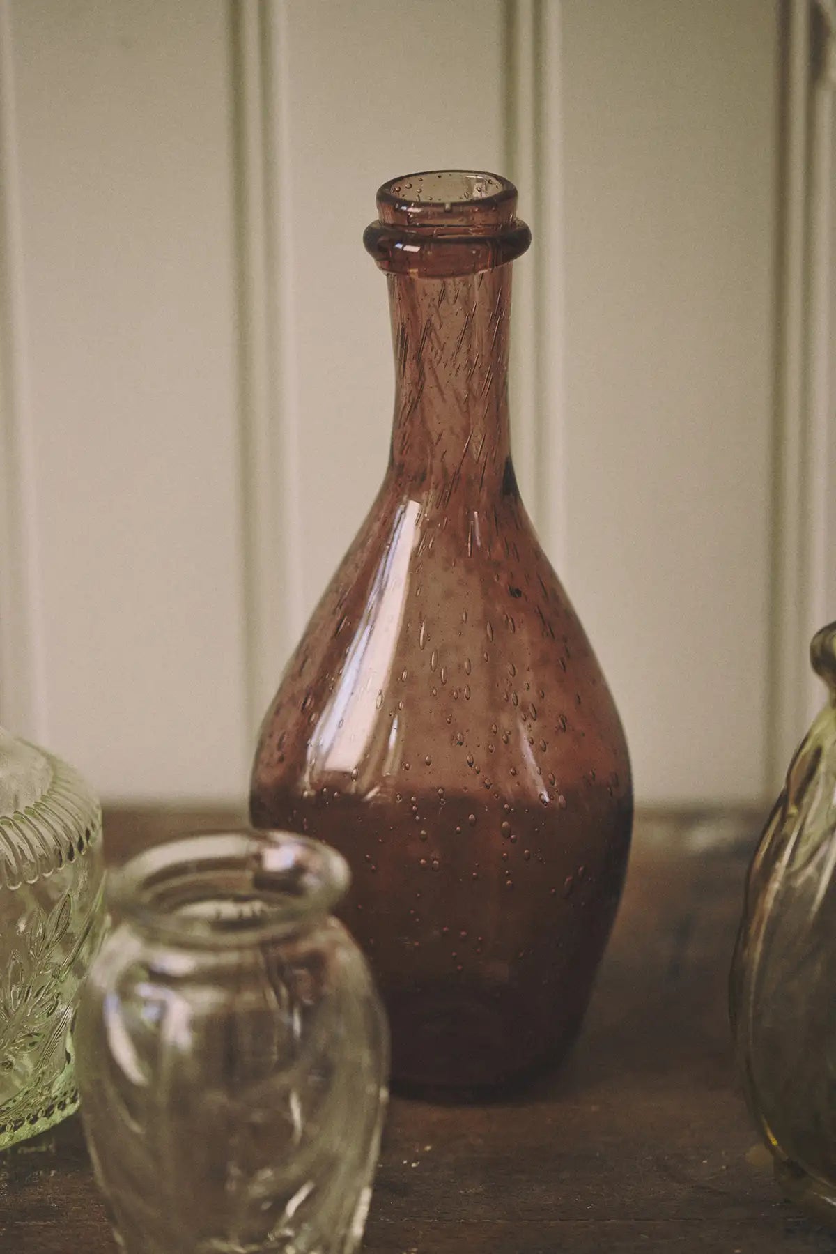 Soliflores en verre multicolores