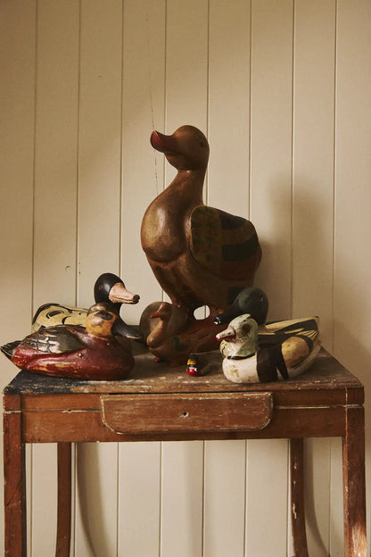 Grand canard en bois