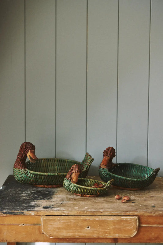 Trio de corbeilles canard