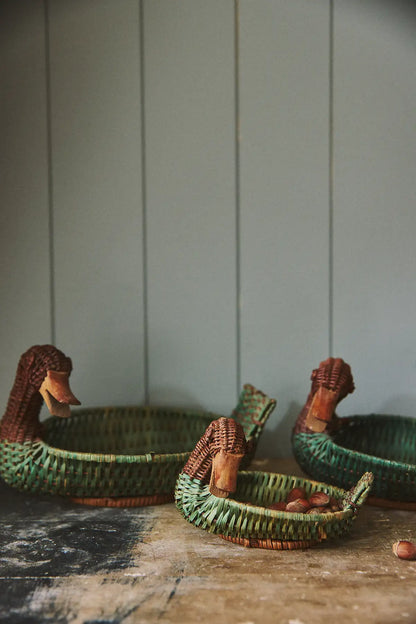 Trio de corbeilles canard