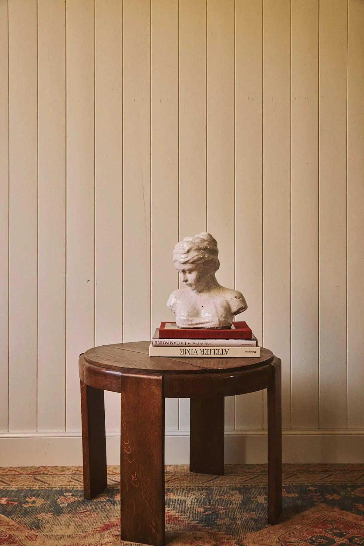Table basse ronde en bois