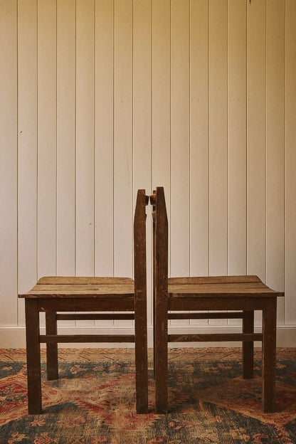 Paire de chaises reconstruction