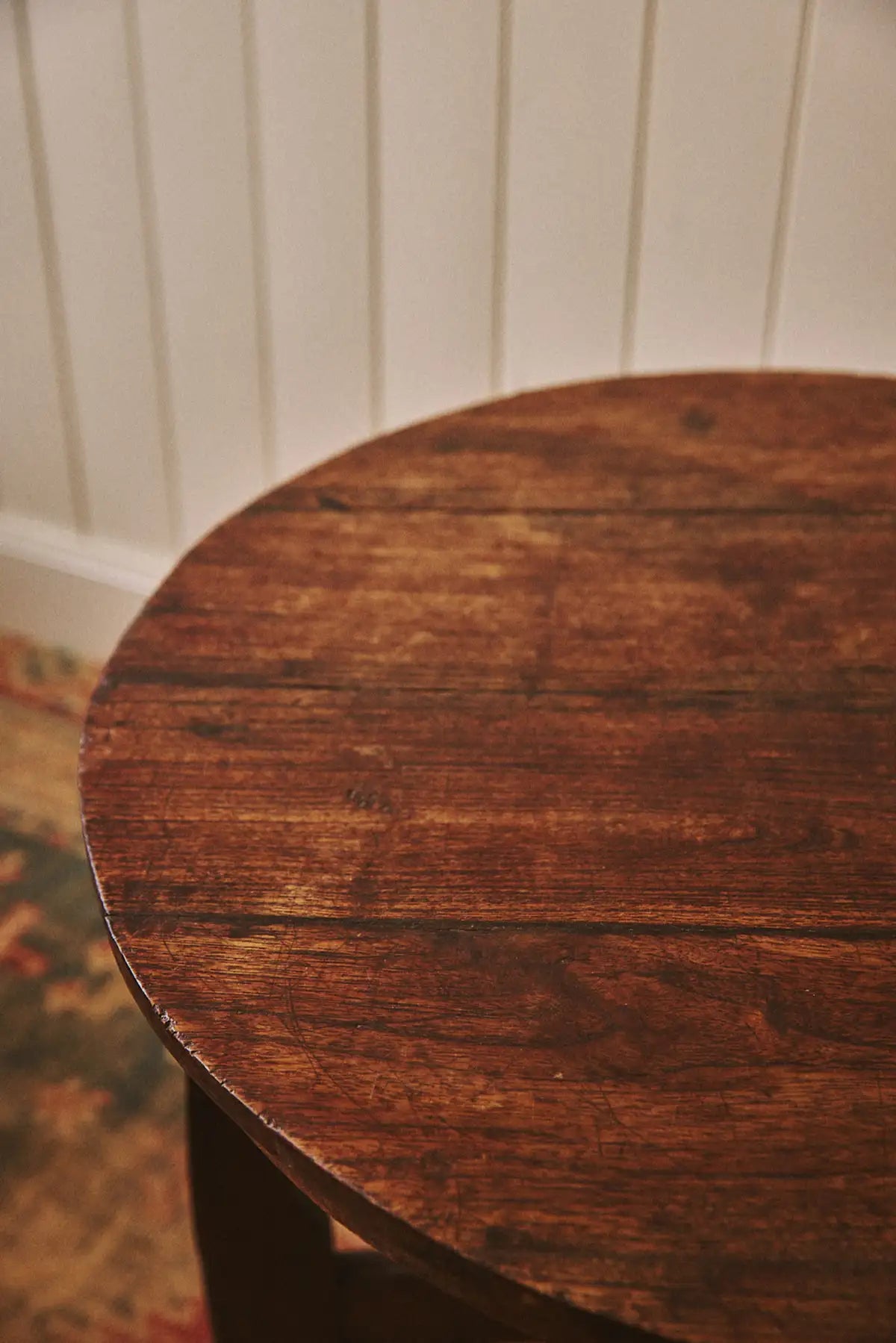 Table basse ronde en bois