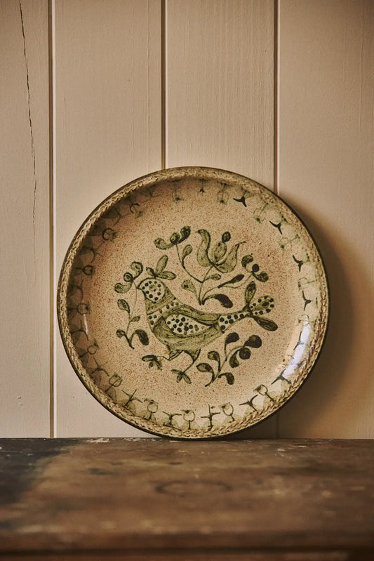 Assiette décorative oiseau Le Henaff