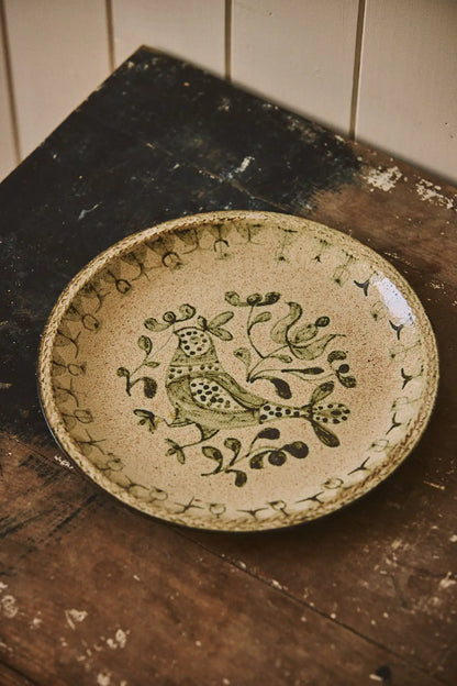 Assiette décorative oiseau Le Henaff