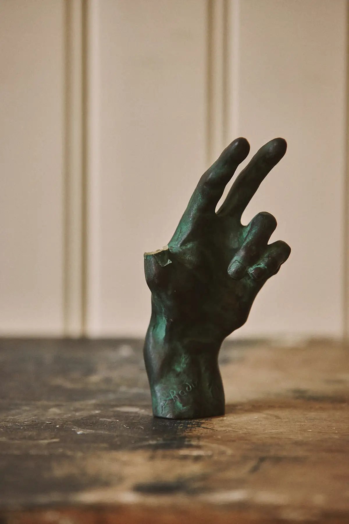 Etude de main gauche Rodin
