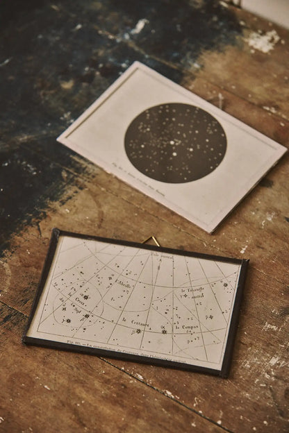 Paire de gravures astronomie