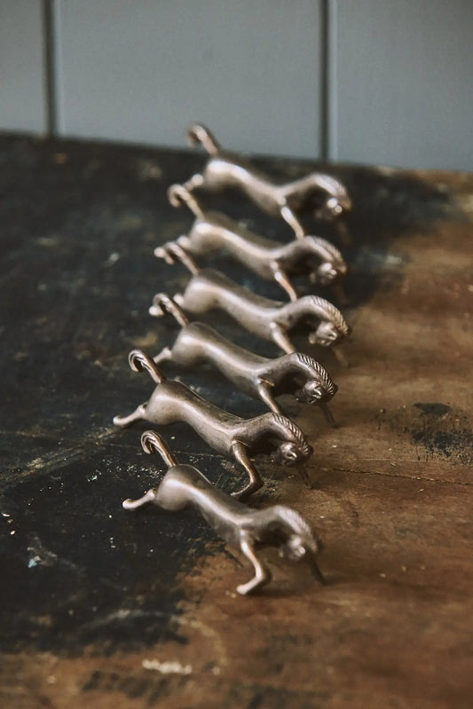 Set de 6 porte couteaux cheval