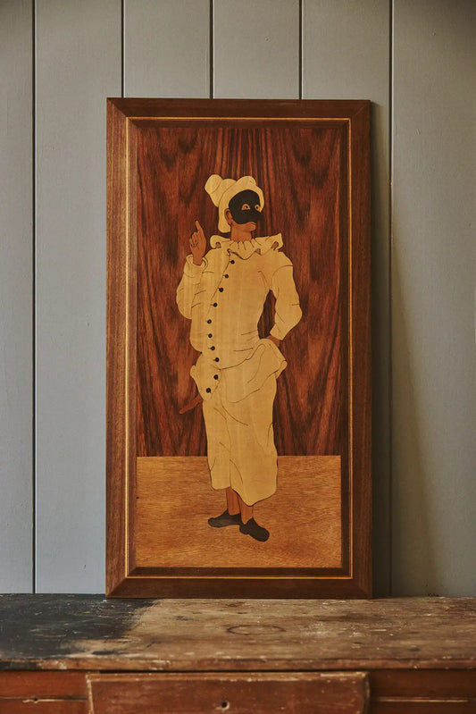 Panneau marqueterie arlequin
