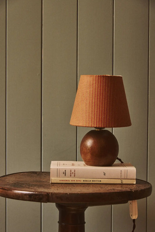 Old wooden lamp