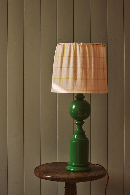 Old wooden lamp