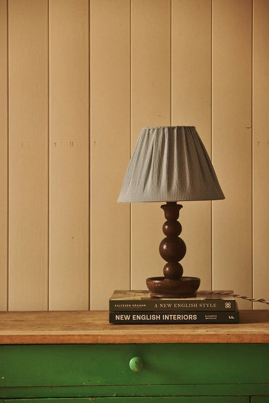 Old wooden lamp
