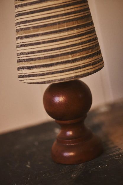 Old wooden lamp