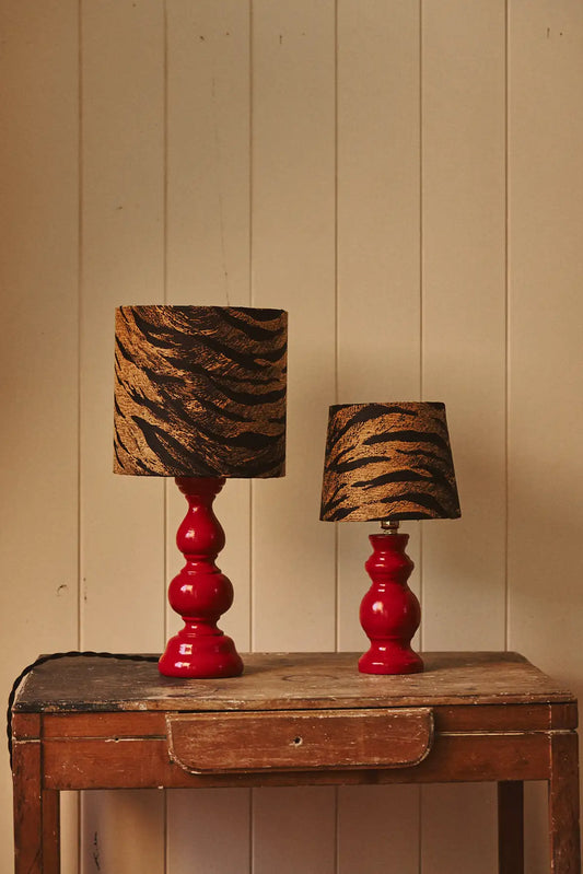 Old wooden lamp