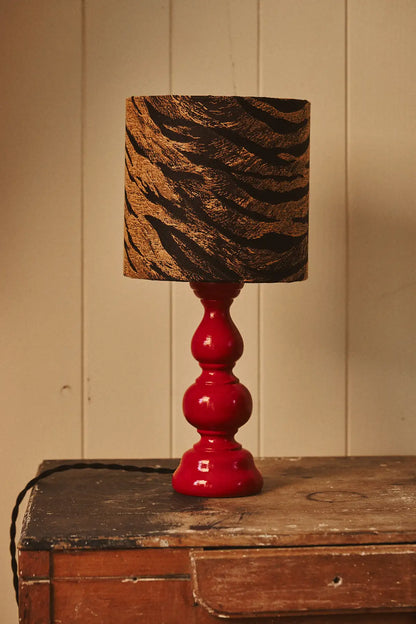 Old wooden lamp