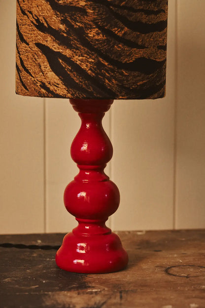 Old wooden lamp