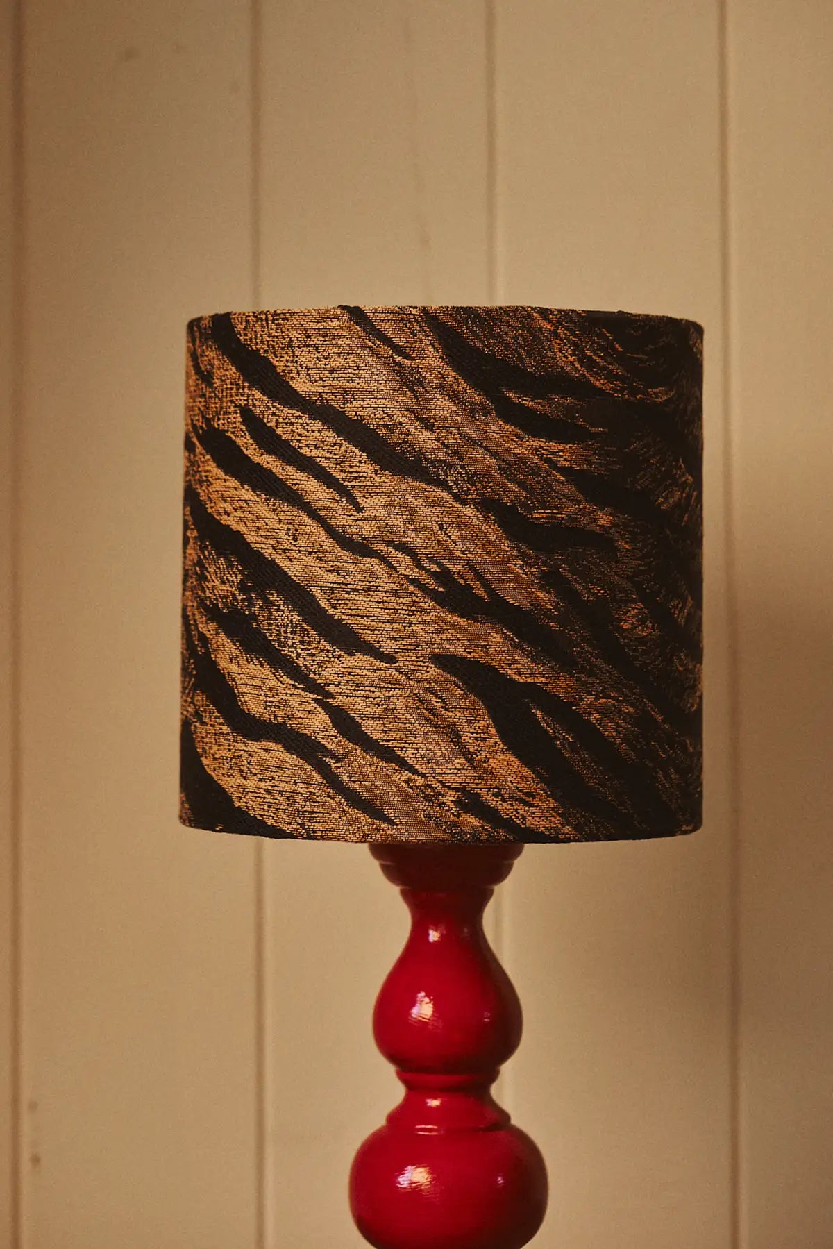Old wooden lamp
