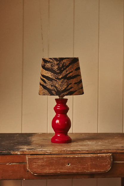 Old wooden lamp