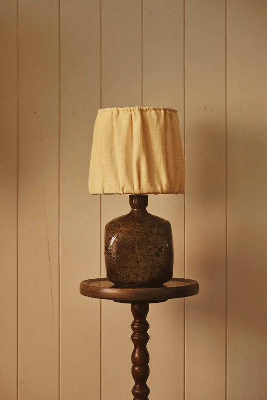 Old wooden lamp