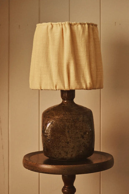 Lampe en grès pyrite