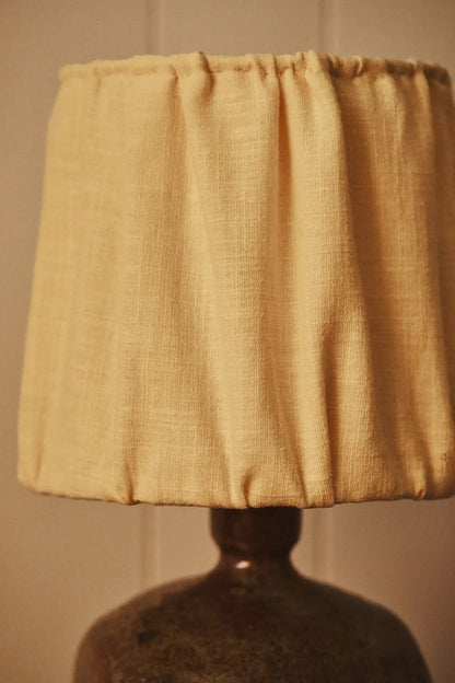 Lampe en grès pyrite