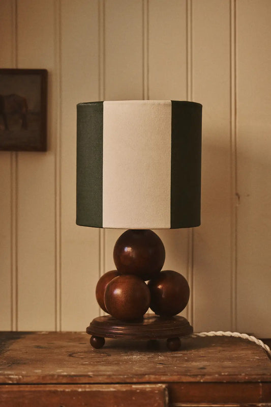 Old wooden lamp