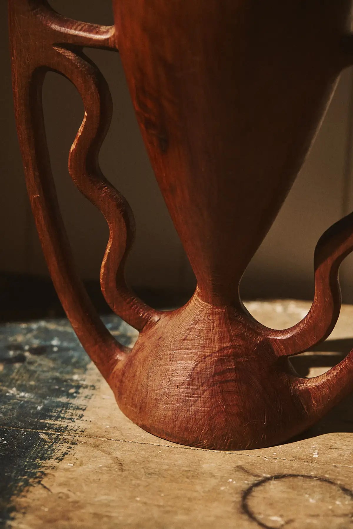 Coupe trophée en bois