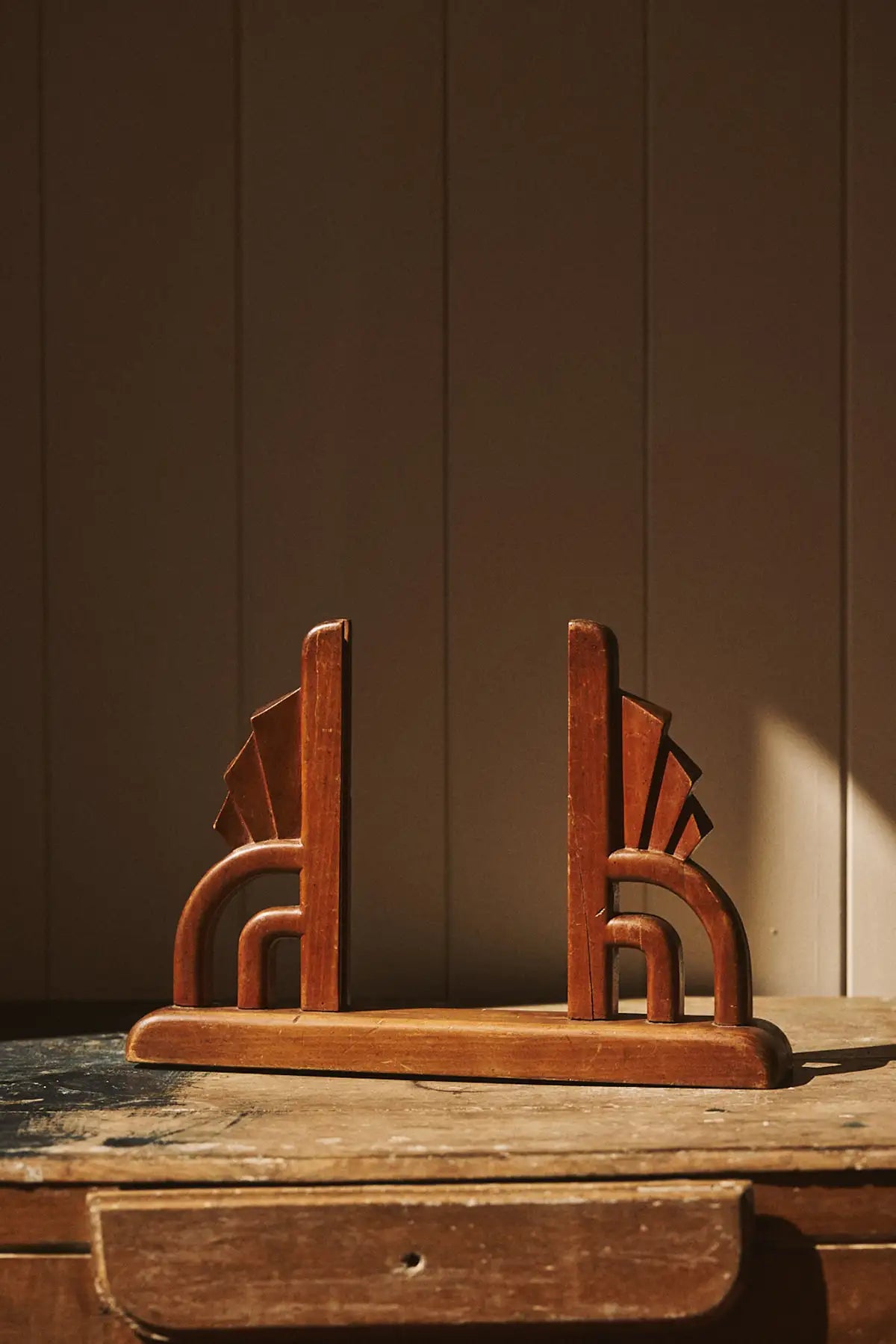 Porte photo en bois art déco