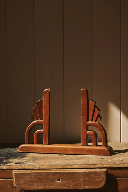 Porte photo en bois art déco