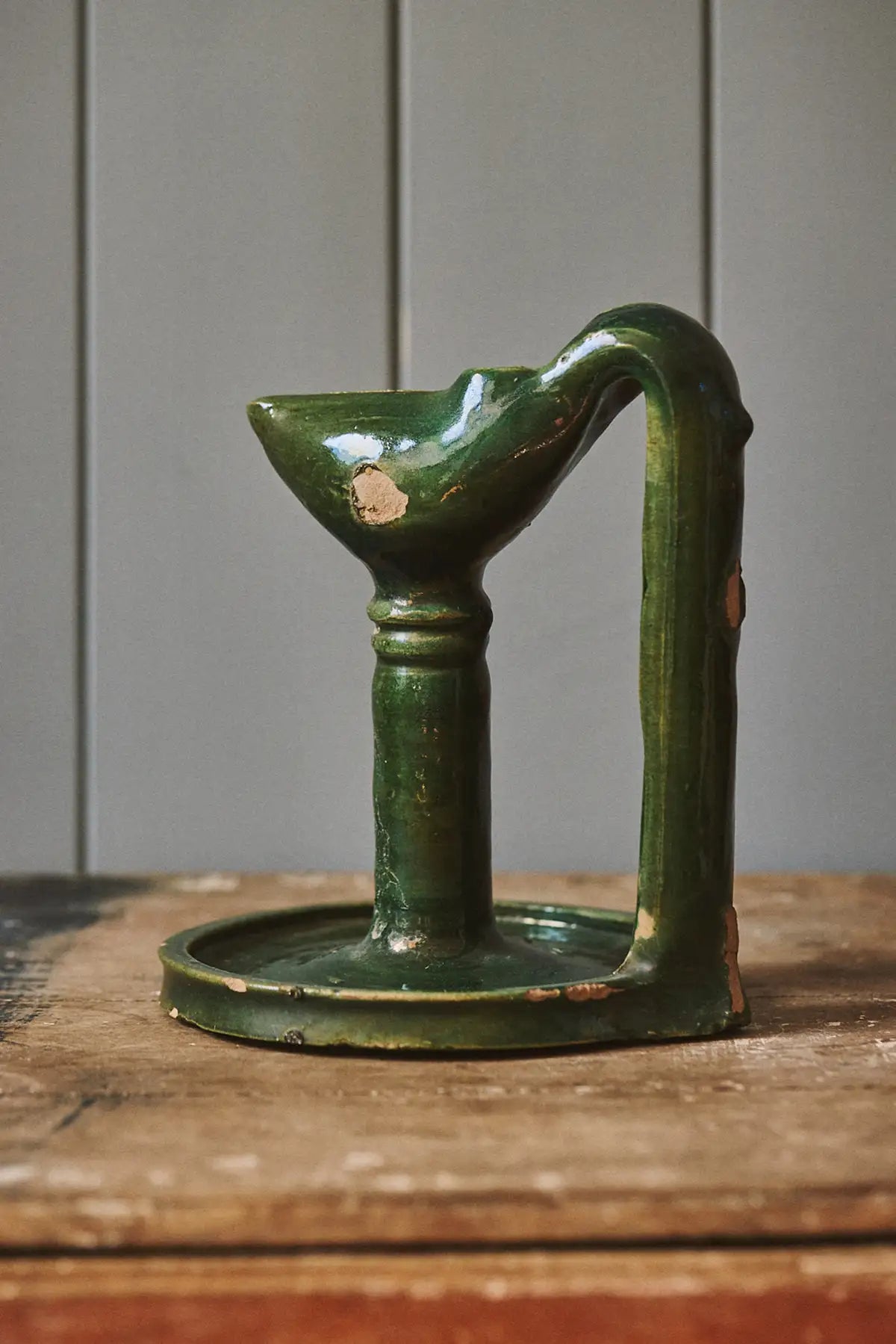 Lampe à huile vernissée