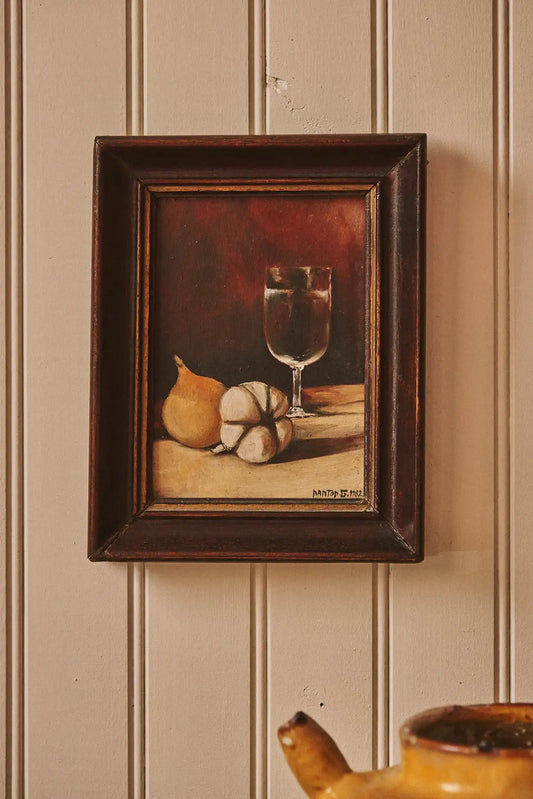 Peinture nature morte encadrée