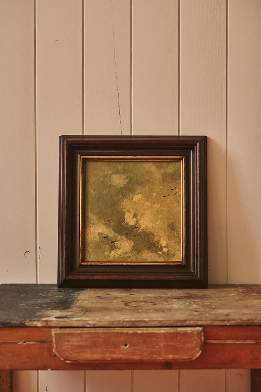 Peinture à l'huile oiseaux