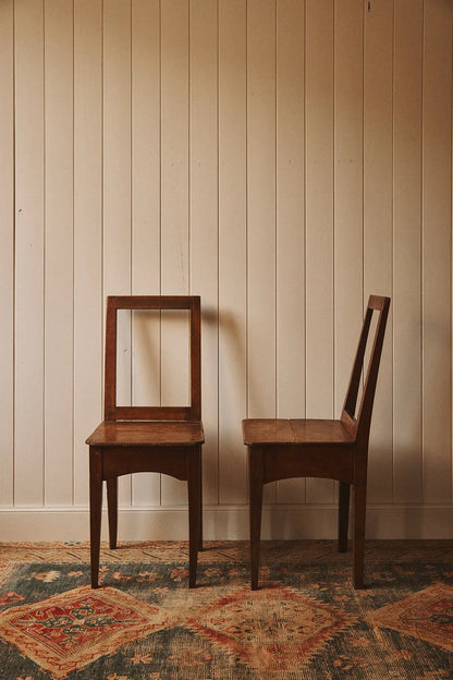 Paire de chaises lorraines