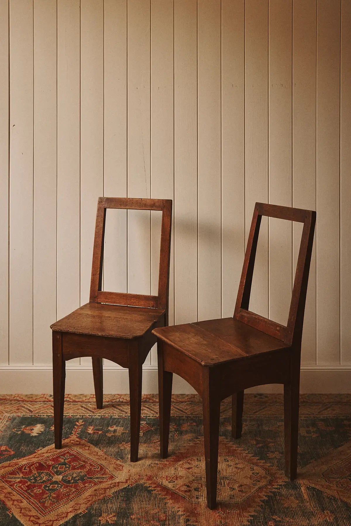 Paire de chaises lorraines