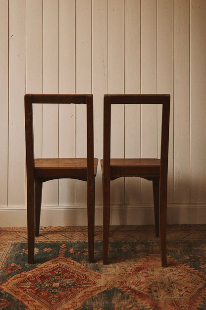 Paire de chaises lorraines