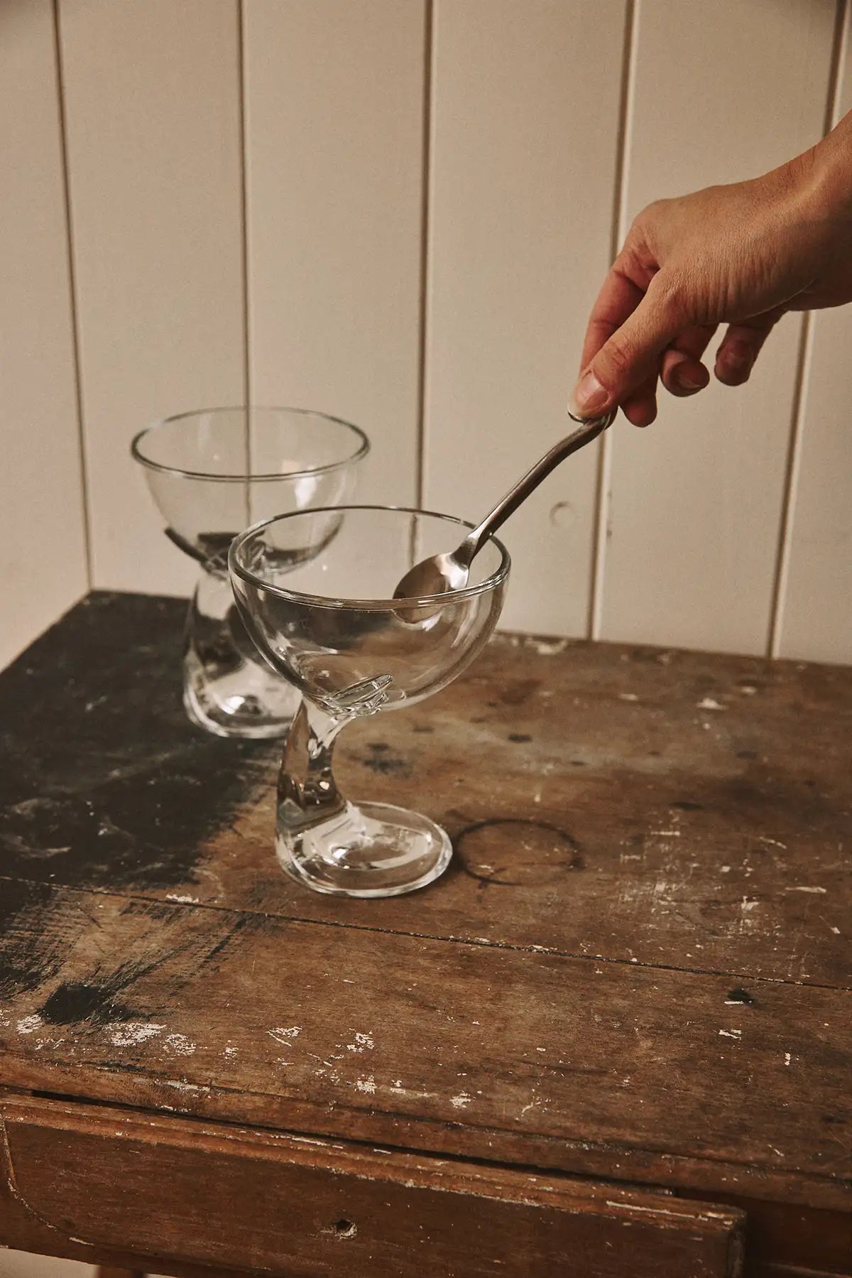 Set de 6 coupes en verre