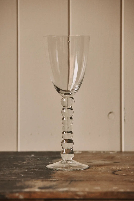 Verre pied boule