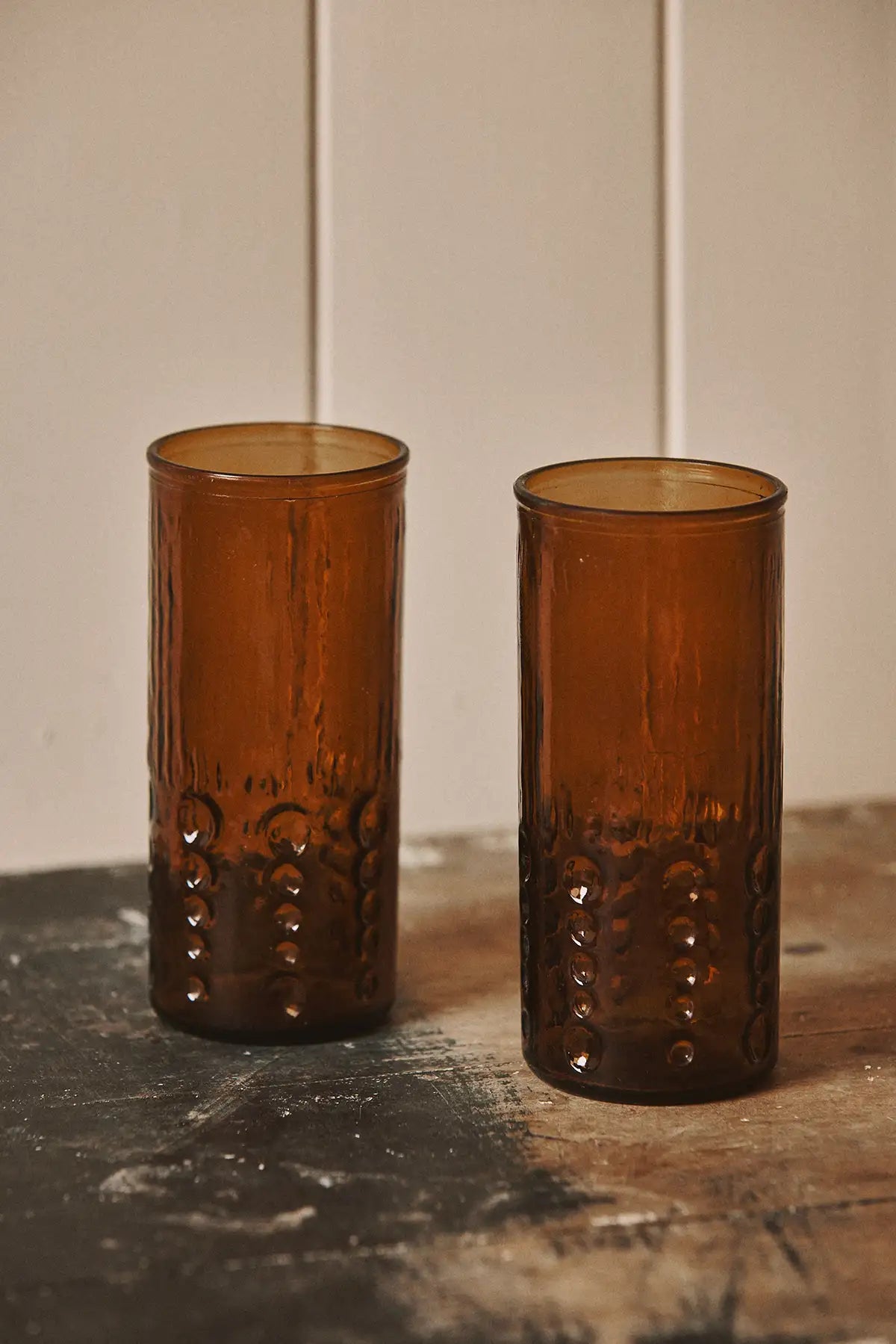 Verres ambrés