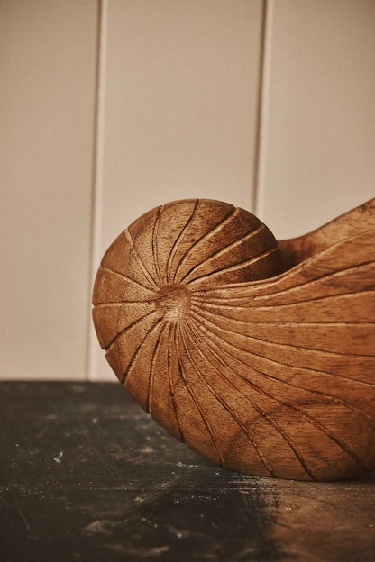 Nautile en bois massif