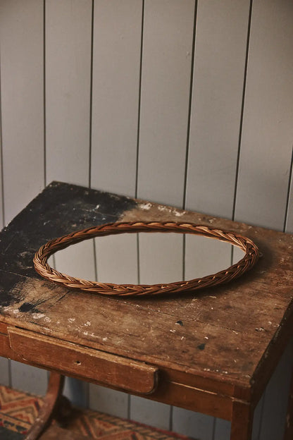 Miroir en osier