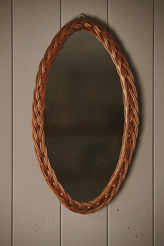 Miroir en osier