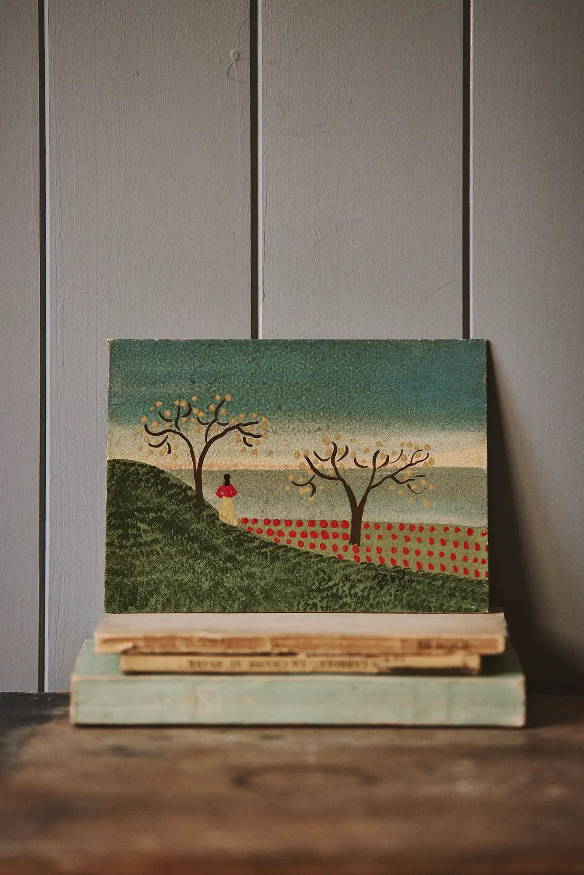 Petite peinture champs