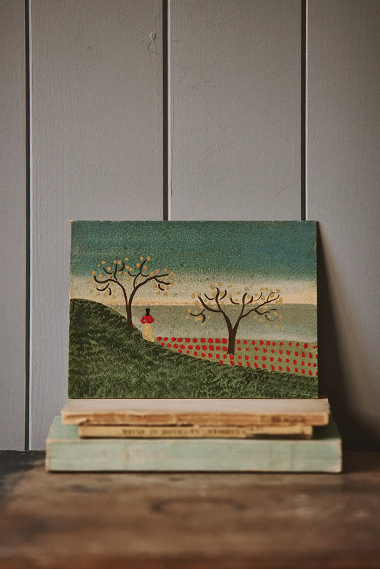 Petite peinture champs