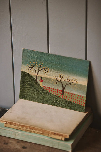 Petite peinture champs