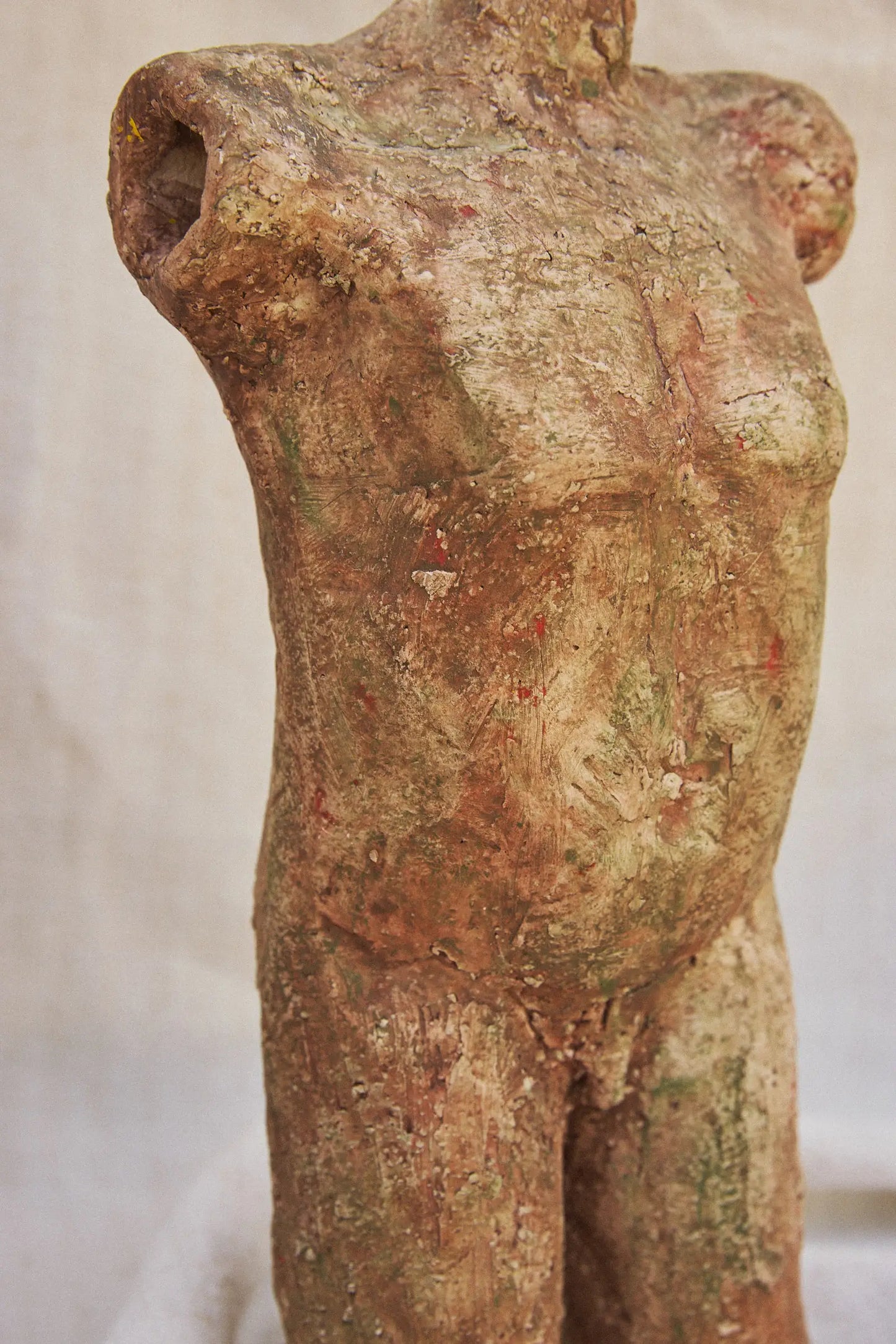 Étude torse d'homme ancien